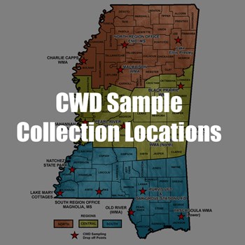 CWD smaple collection locations