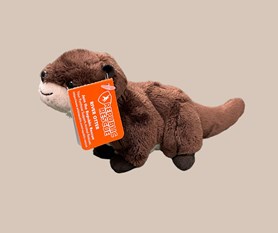 Spotter the Otter plush toy side