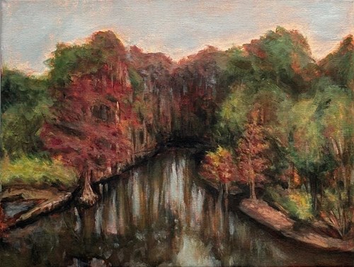 Pacesetter Gallery "Cypress Hideaway" Painting Class painting