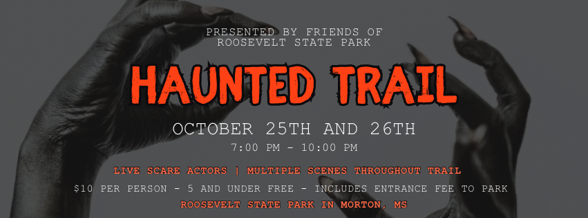 Roosevelt State Park Haunted Trail Graphic