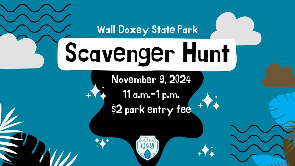 Wall Doxey State Park Scavenger Hunt