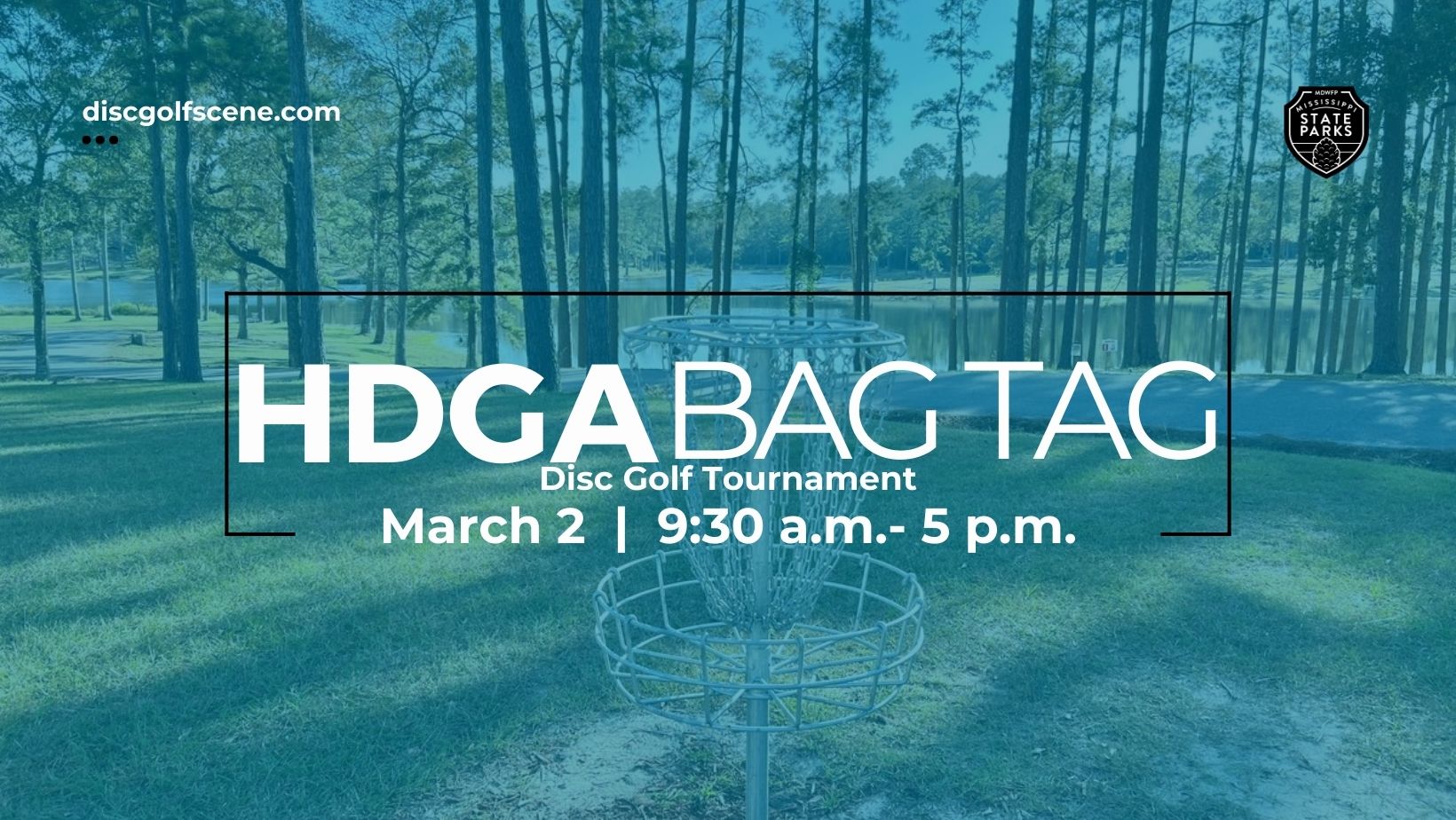 Paul B Johnson HDGA Bag Tag Disc Golf Tournament 