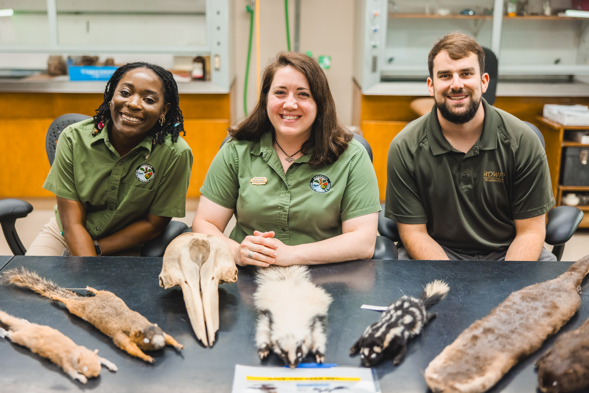 Research lab and staff at NatureFest