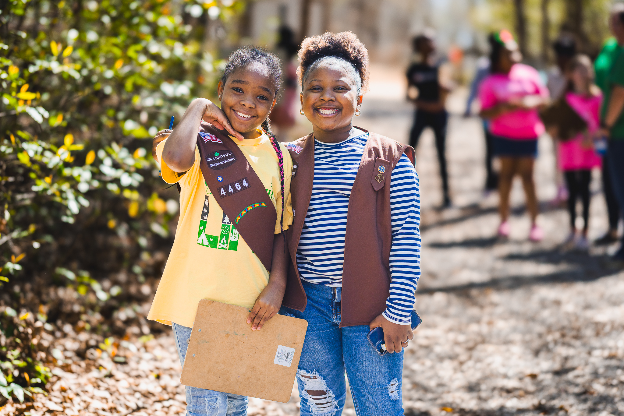 brownie Girl Scouts at mmns