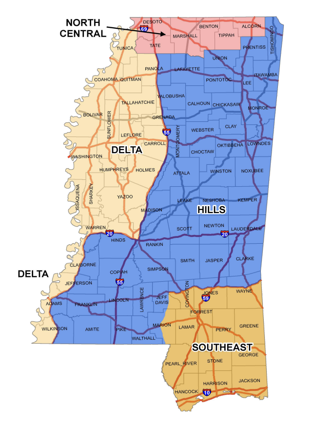 Deer management units map