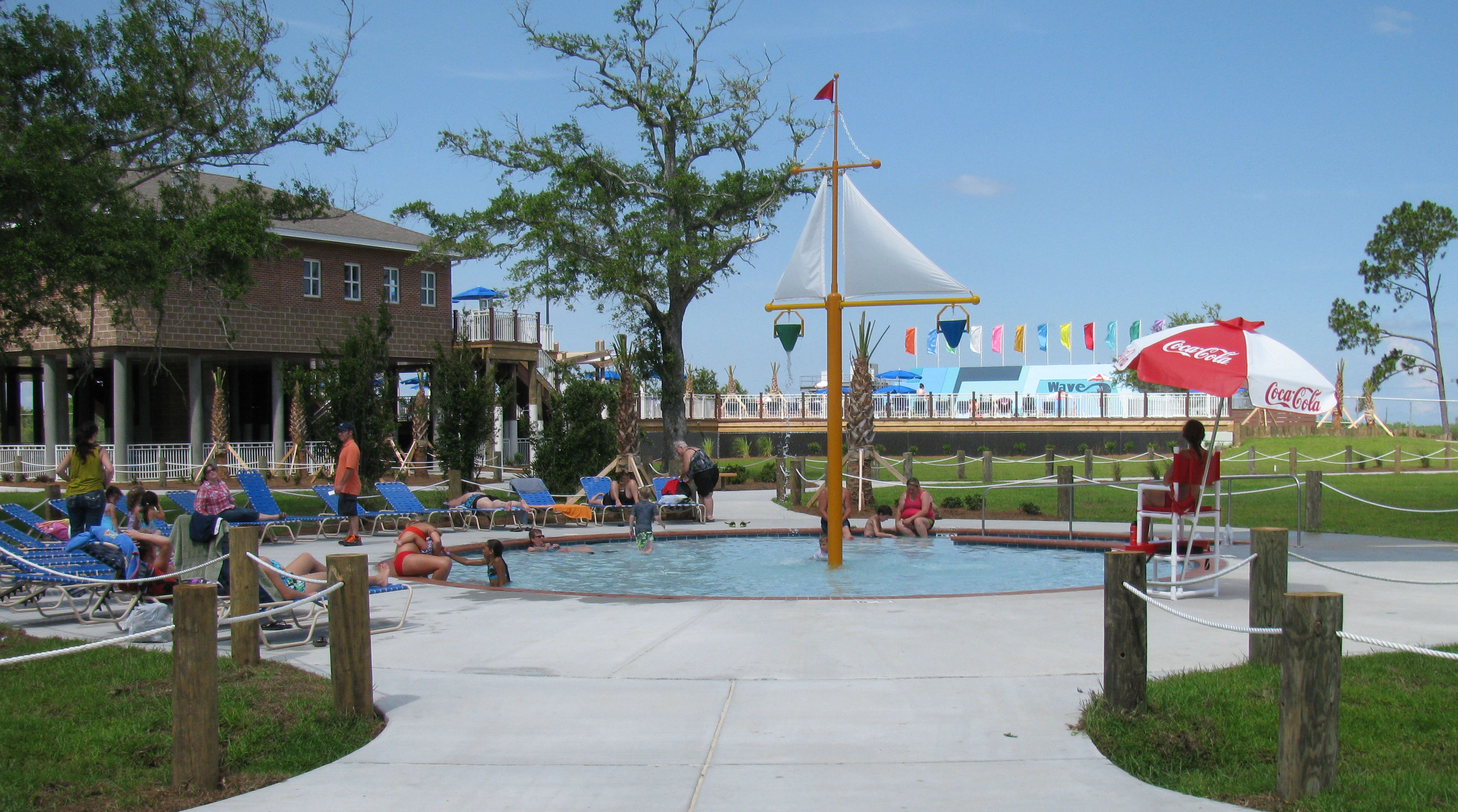 Lil' Smugglers Cove kiddie pool at Buccaneer Bay