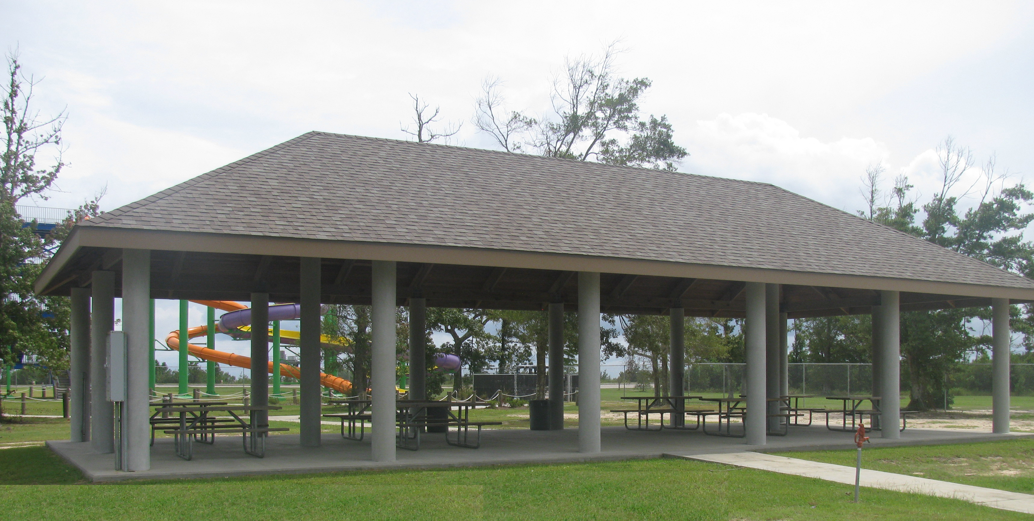 Crow's Nest pavilion at Buccaneer Bay