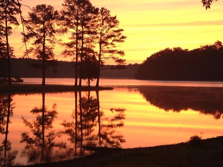 Sunset over Lake Lowndes