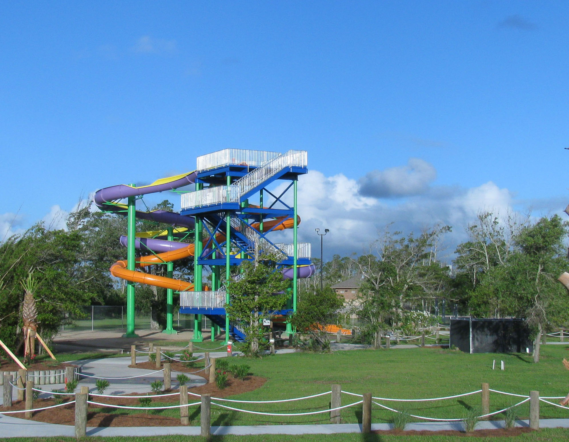 Pirate's Plunge waterslide at Buccaneer Bay