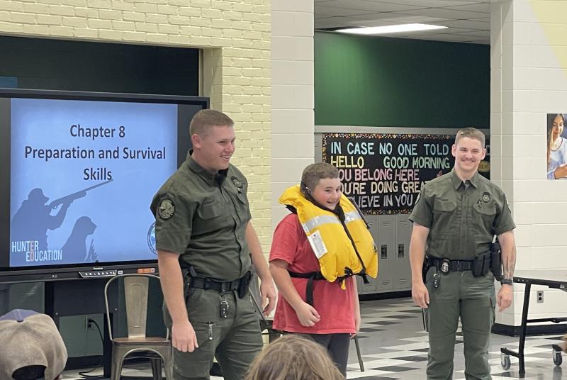 hunter education session with a focus on preparedness